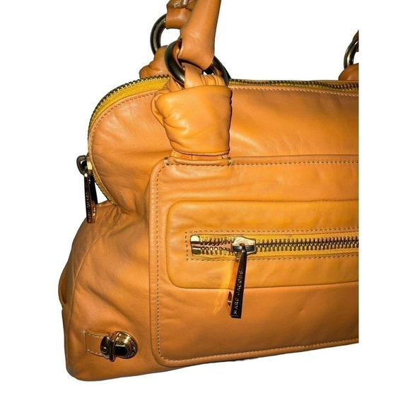 NOTFOR SALE!!!MARC JACOBS 2008 RESORT COLLECTION LEATHER SATCHEL TOTE BAG MANGO - Picture 7 of 16